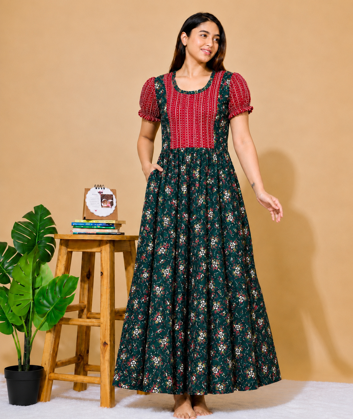 Frock Model Nighty (R.Green)