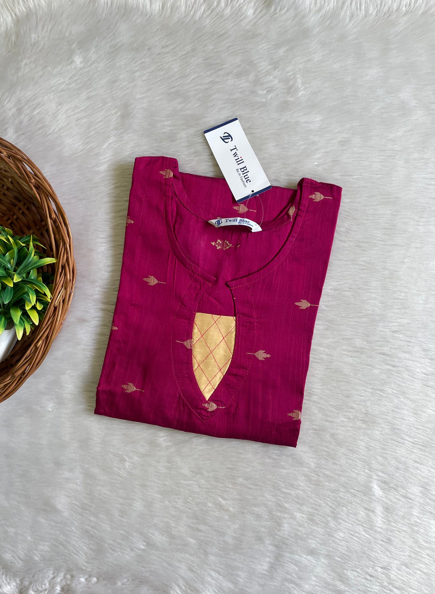 Premium Buta Raw Silk Kurtis