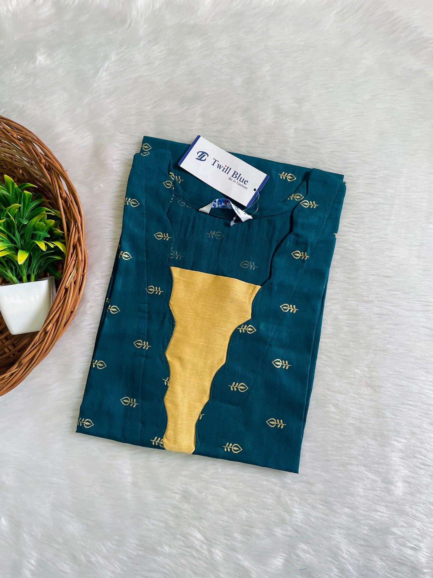 Festive Buti Silk Kurtis