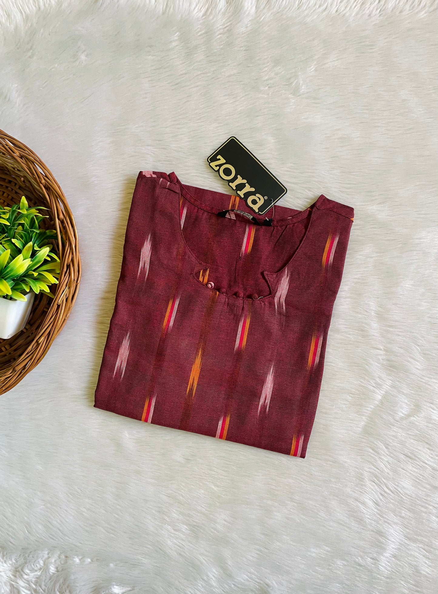 Pure Ikkat Cotton Kurtis