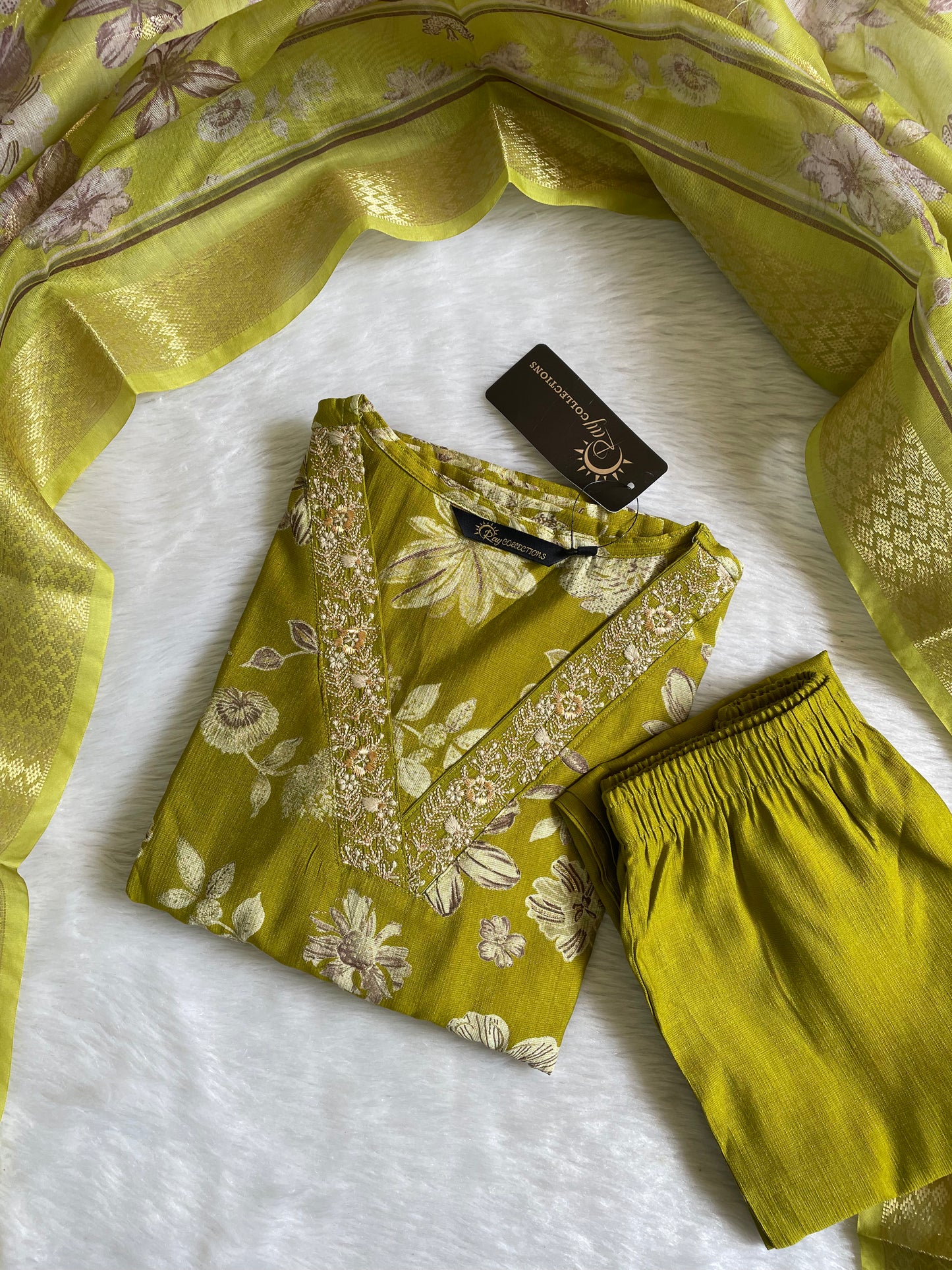 Premium Quality Vatican Silk 3pc Kurta Sets