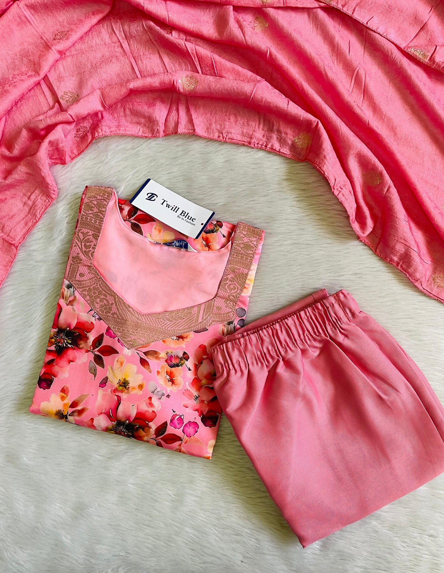Festive Lichi Silk Kurta Sets (JOY055)