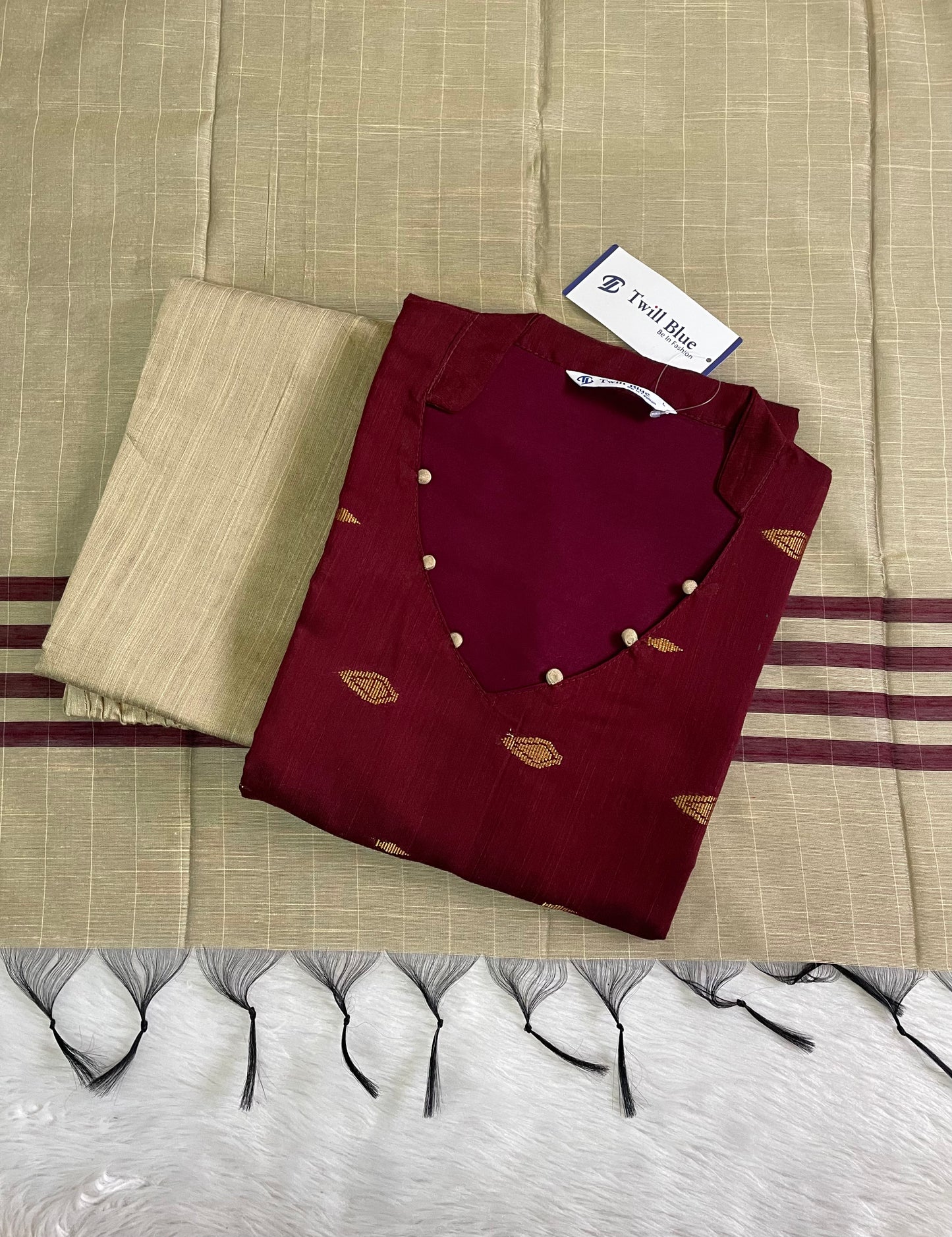 Festive Silk Cotton 3pc Kurta Sets