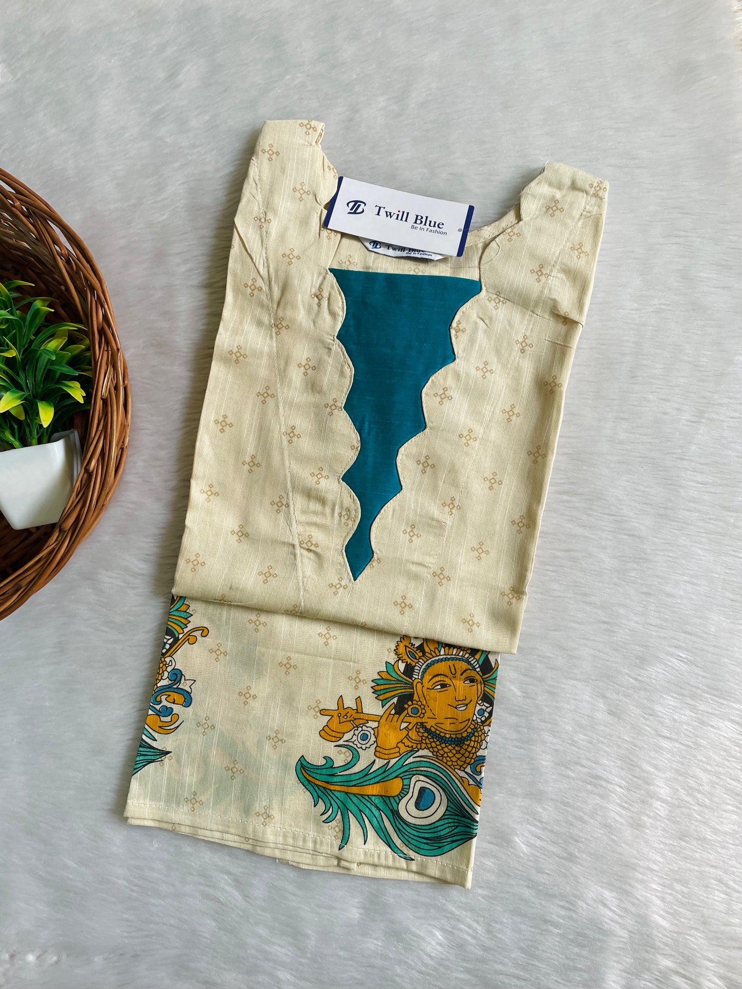 Festive Buti Silk Kurtis