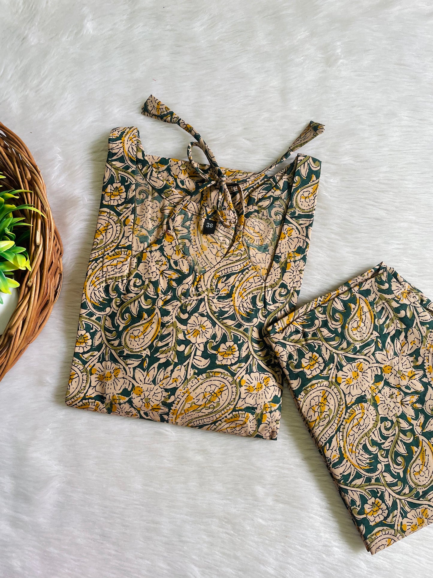 Kalamkari Cotton Co-ord Sets (JOY057)