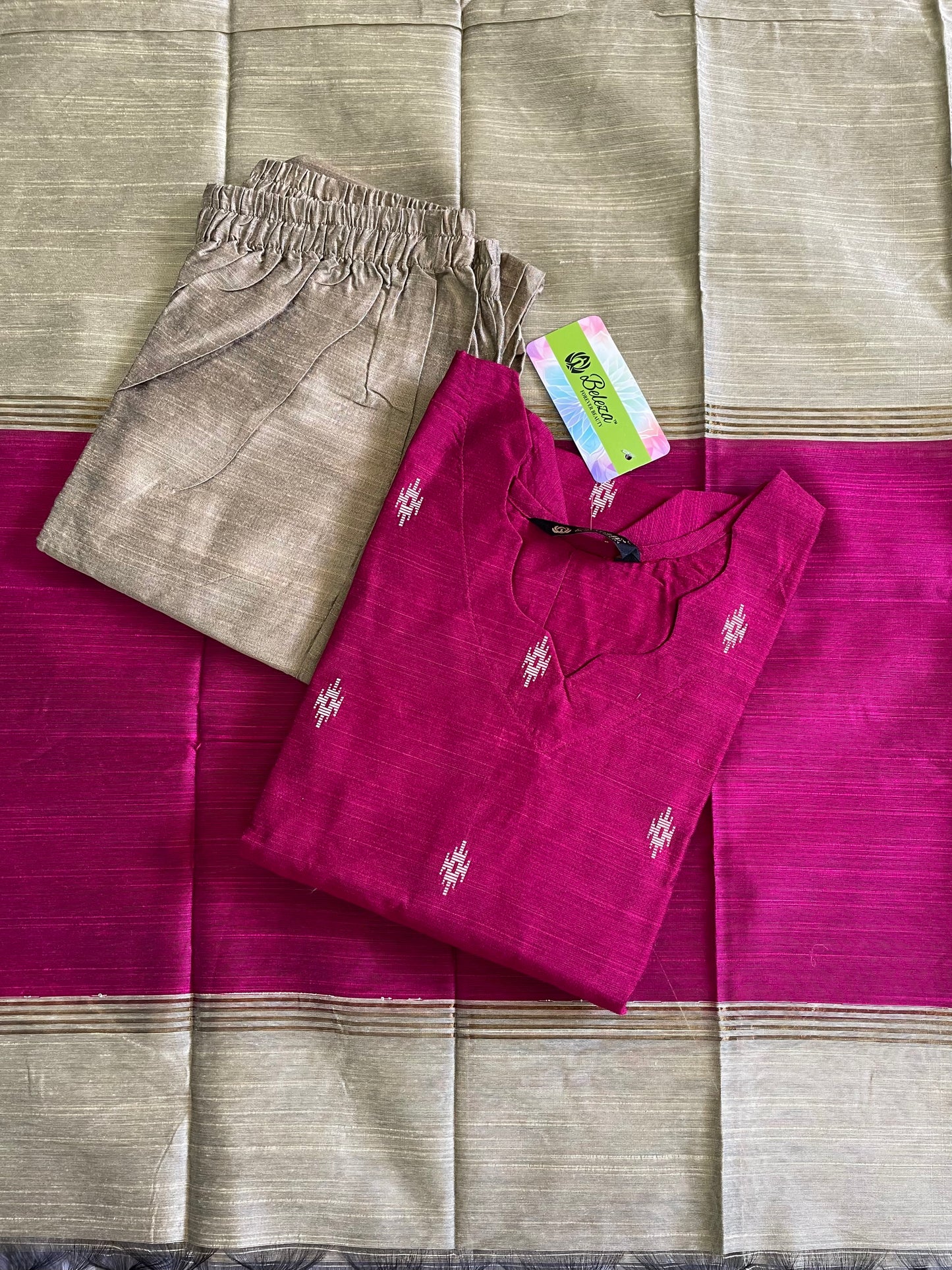 Premium Raw Silk Kurta Sets (JOY047)