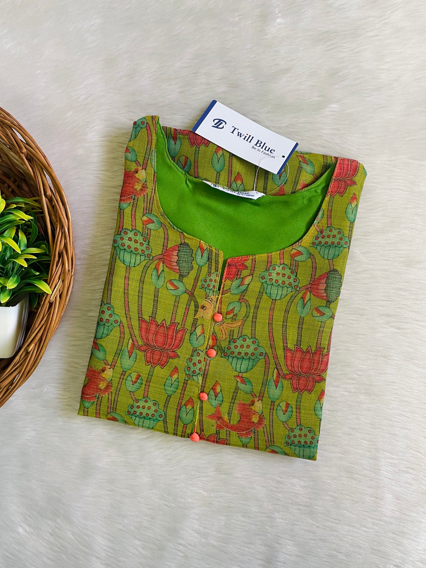 Tissue Silk Kurtis