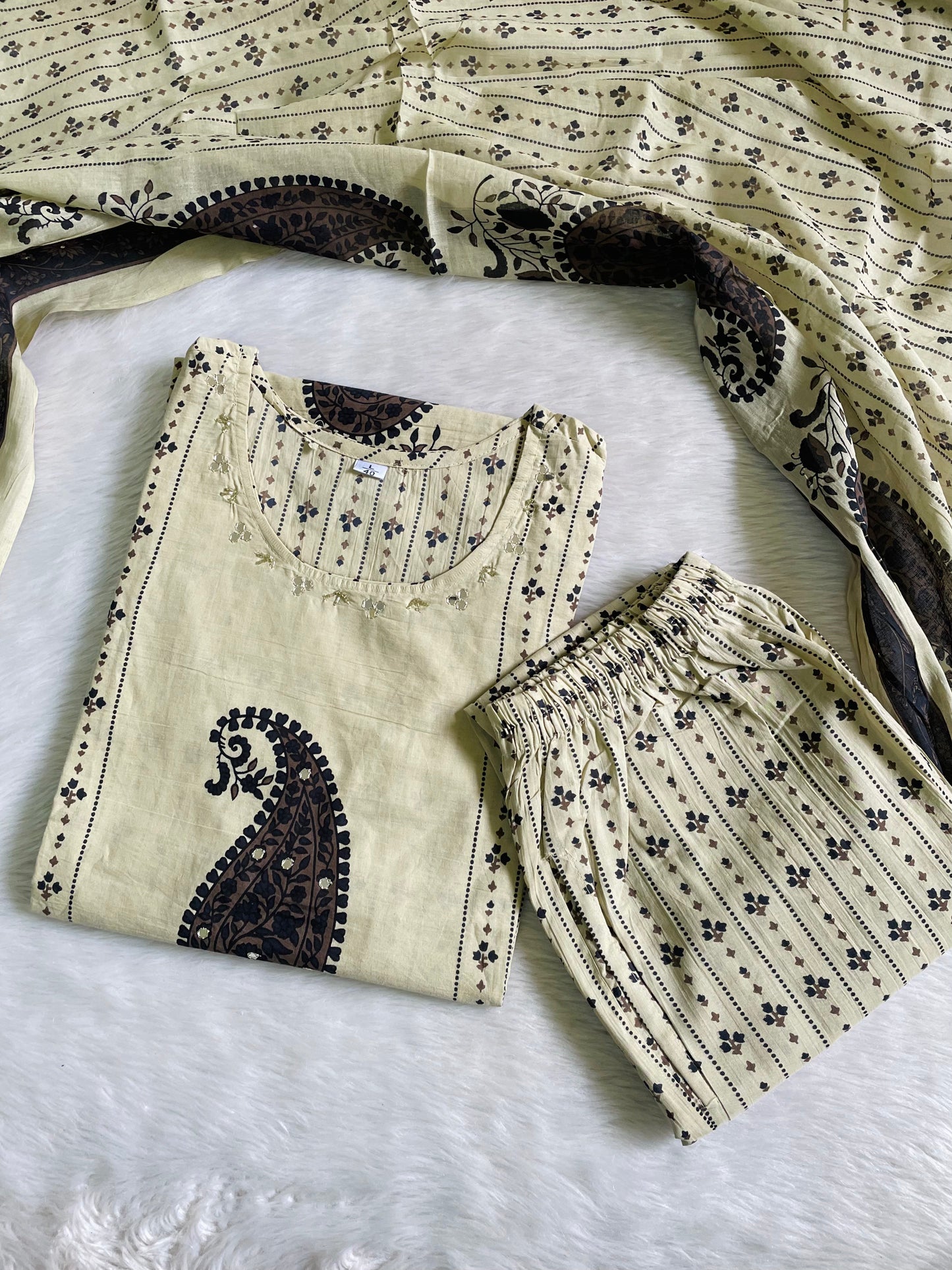 Pure Cotton Kurta Sets (JOY046) (BR)