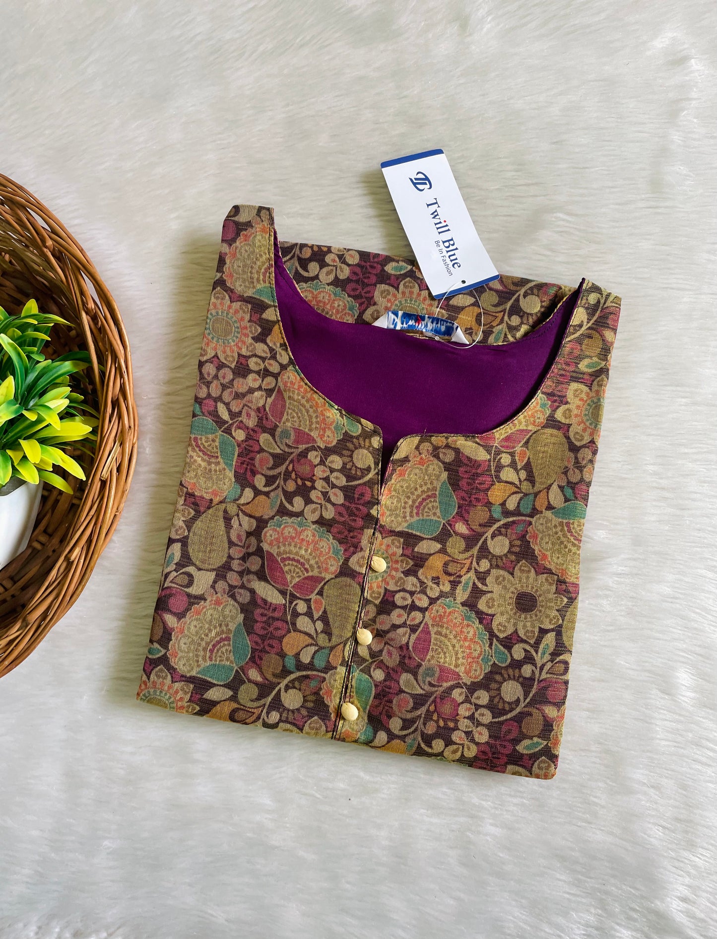 Tissue Silk Kurtis