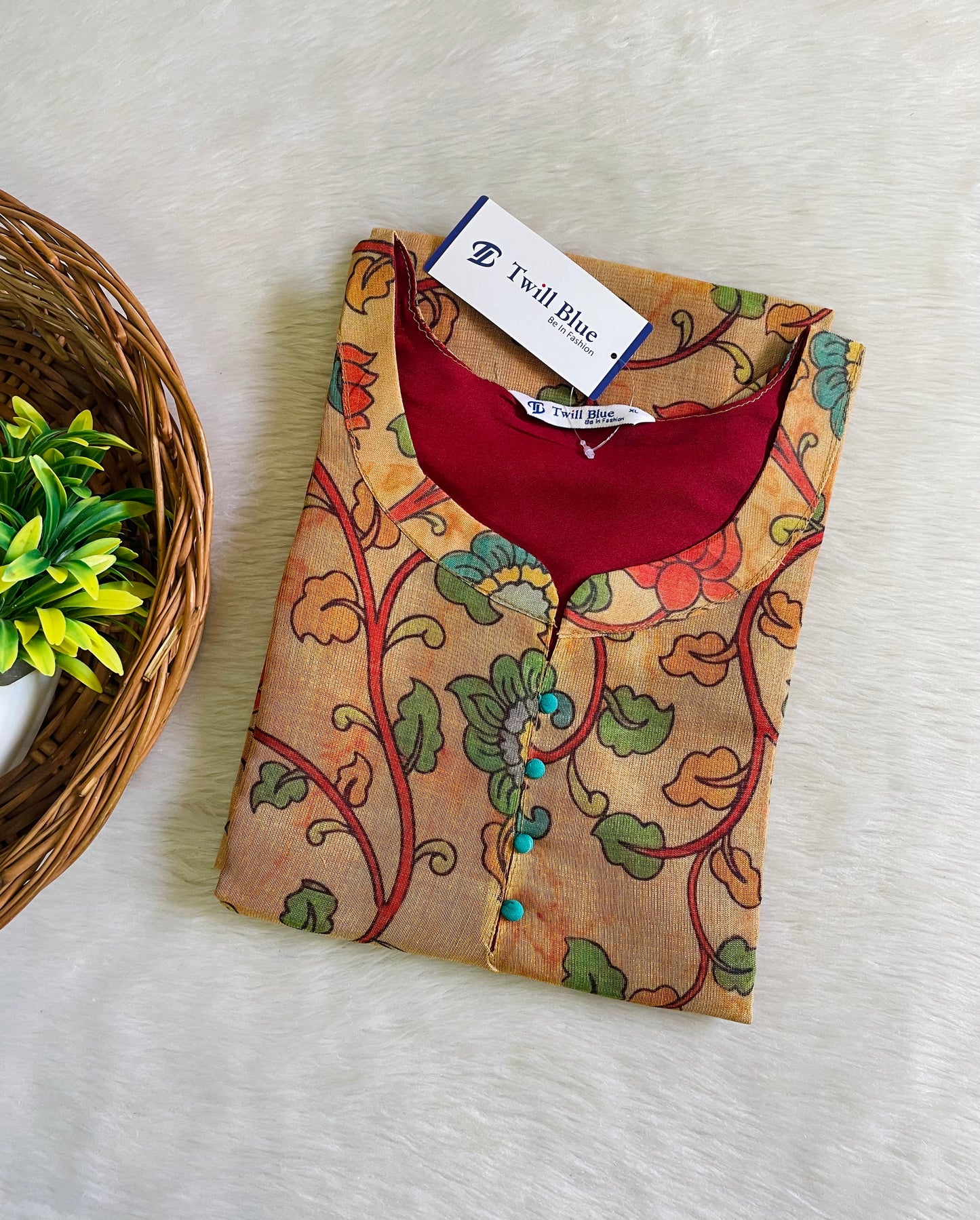 Tissue Silk Kurtis