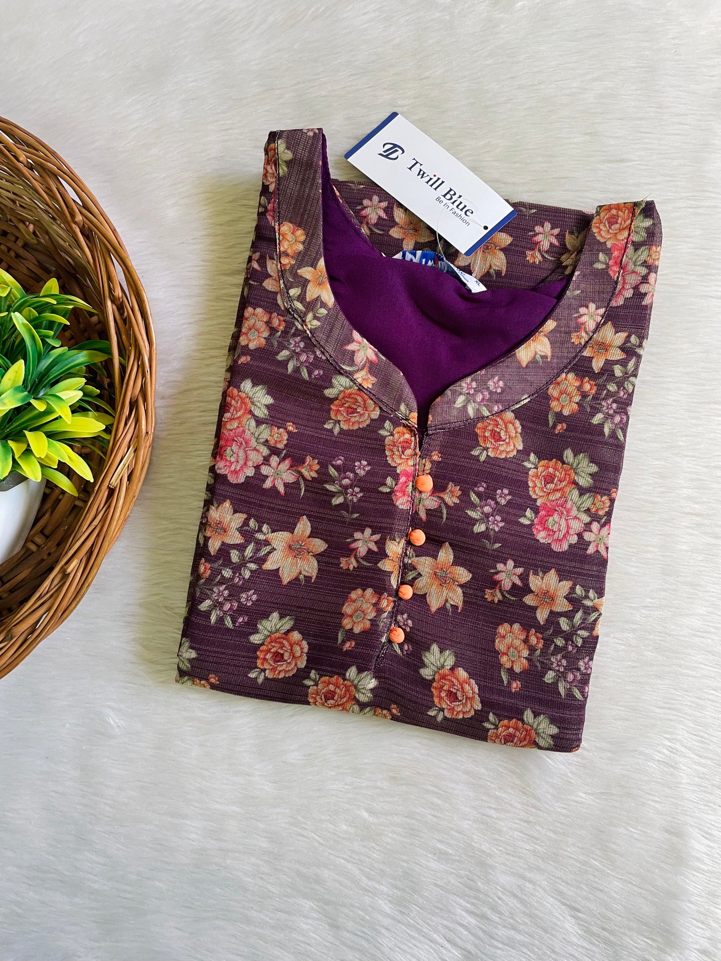 Tissue Silk Kurtis
