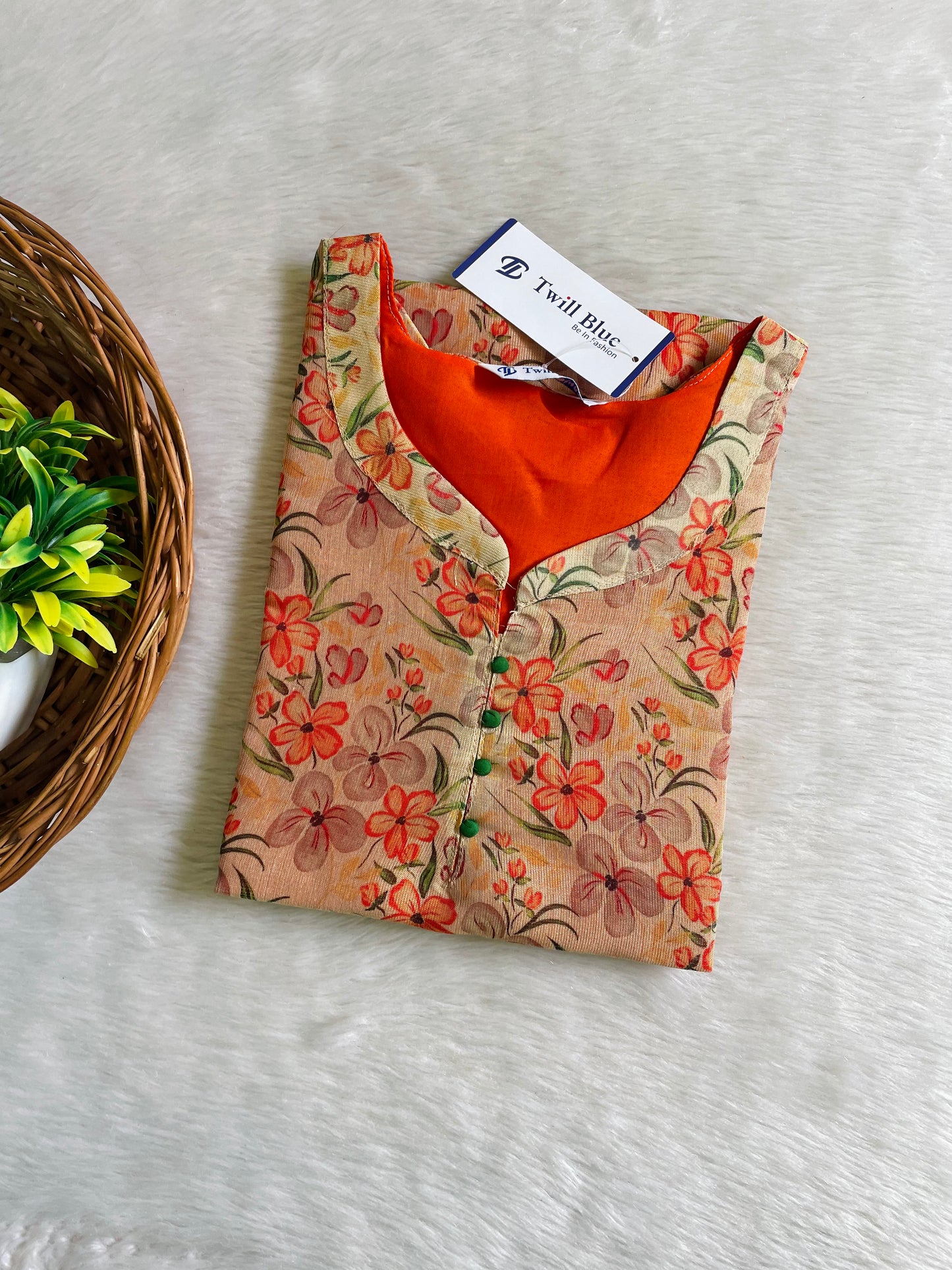 Tissue Silk Kurtis