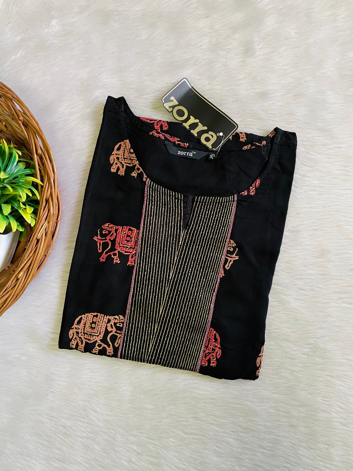 Office & College Wear Kurtis (Black)