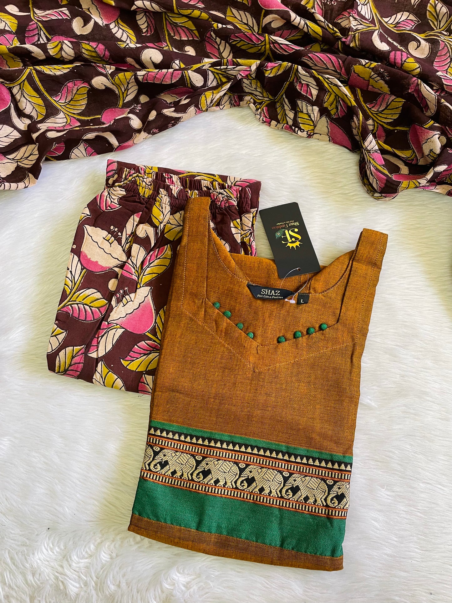Premium Narayanapet Cotton Kurta Sets (JOY062)