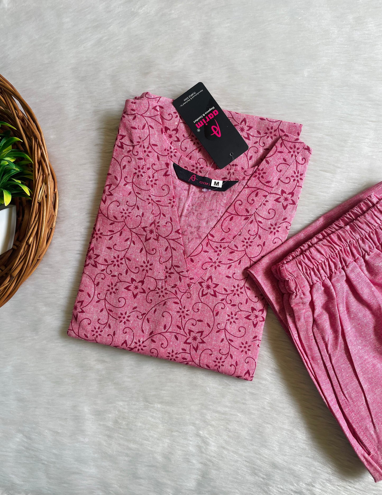 Khadi Cotton Kurta Pant Sets