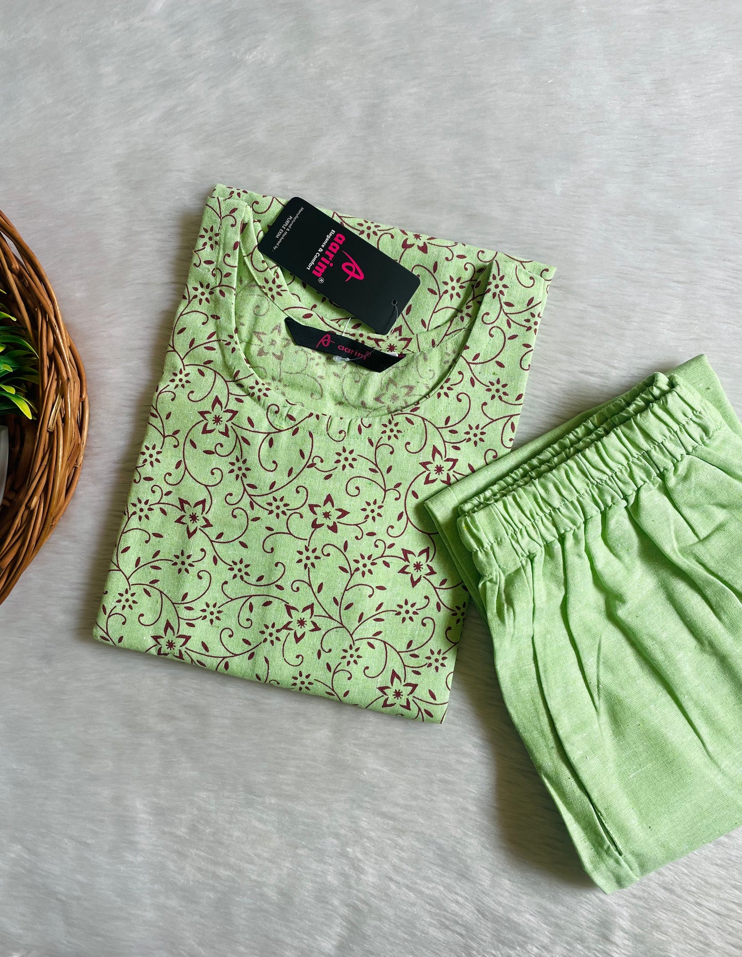 Khadi Cotton Kurta Pant Sets