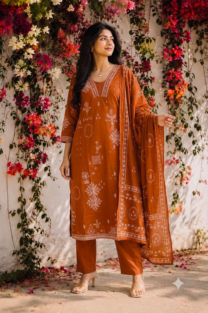 Pure Cotton Kurta Sets (JOY046)