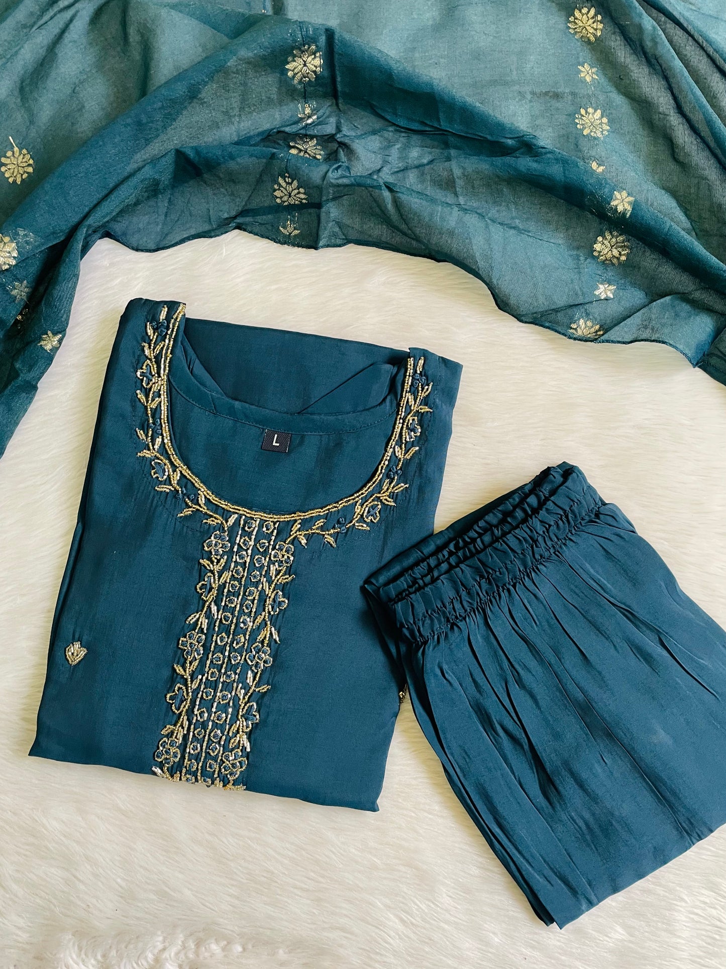 Festive Wear Kurta Sets with Lining (JOY074)