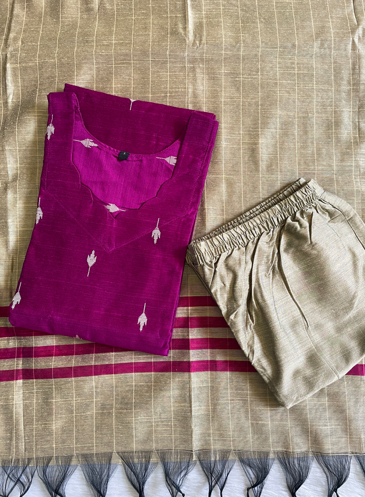 Premium Raw Silk Kurta Sets (JOY047)