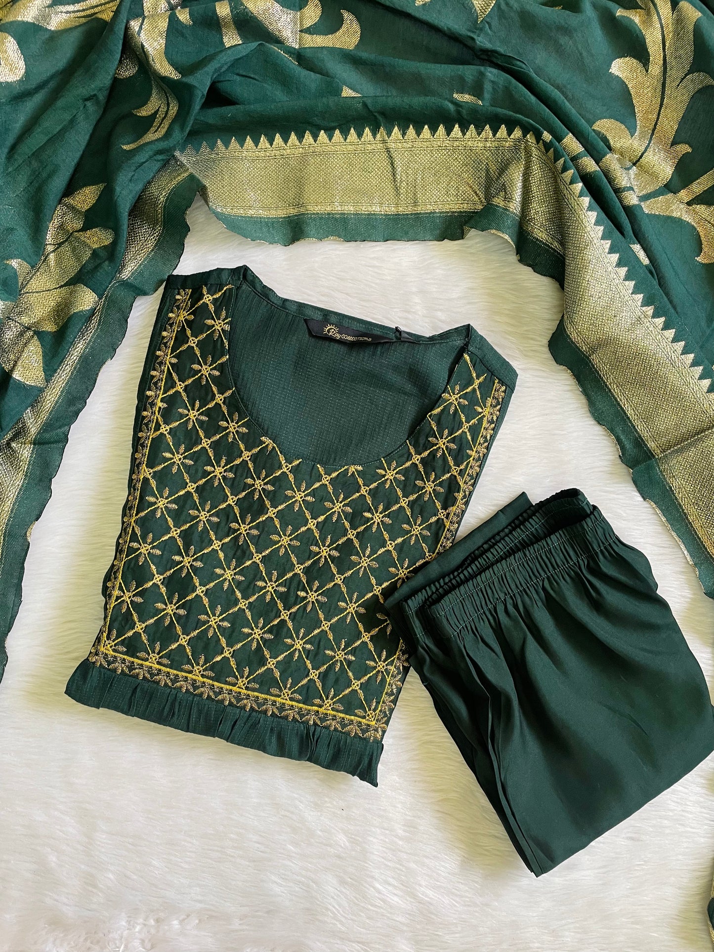 Roman Silk 3pc Kurta Sets