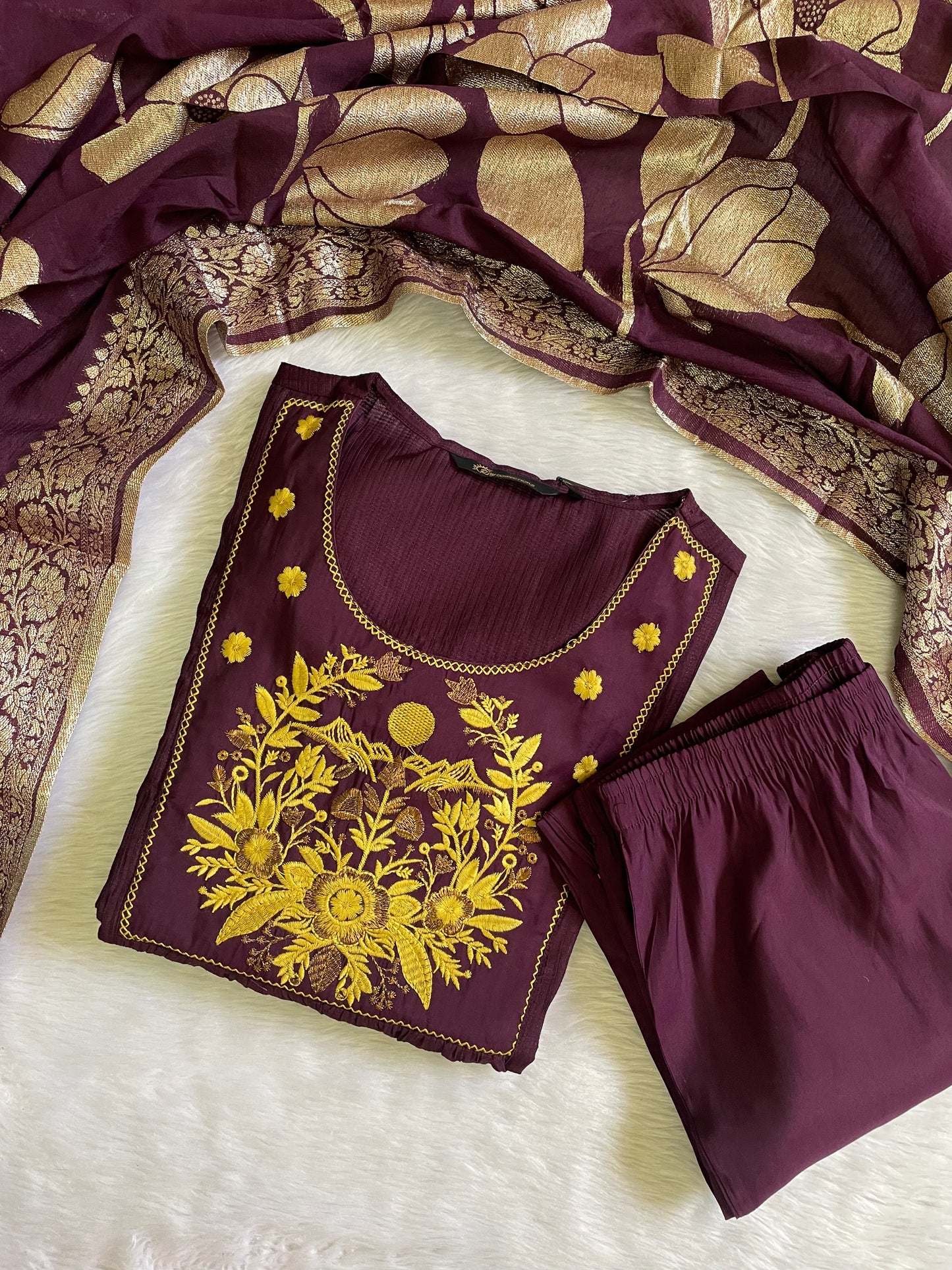 Roman Silk 3pc Kurta Sets