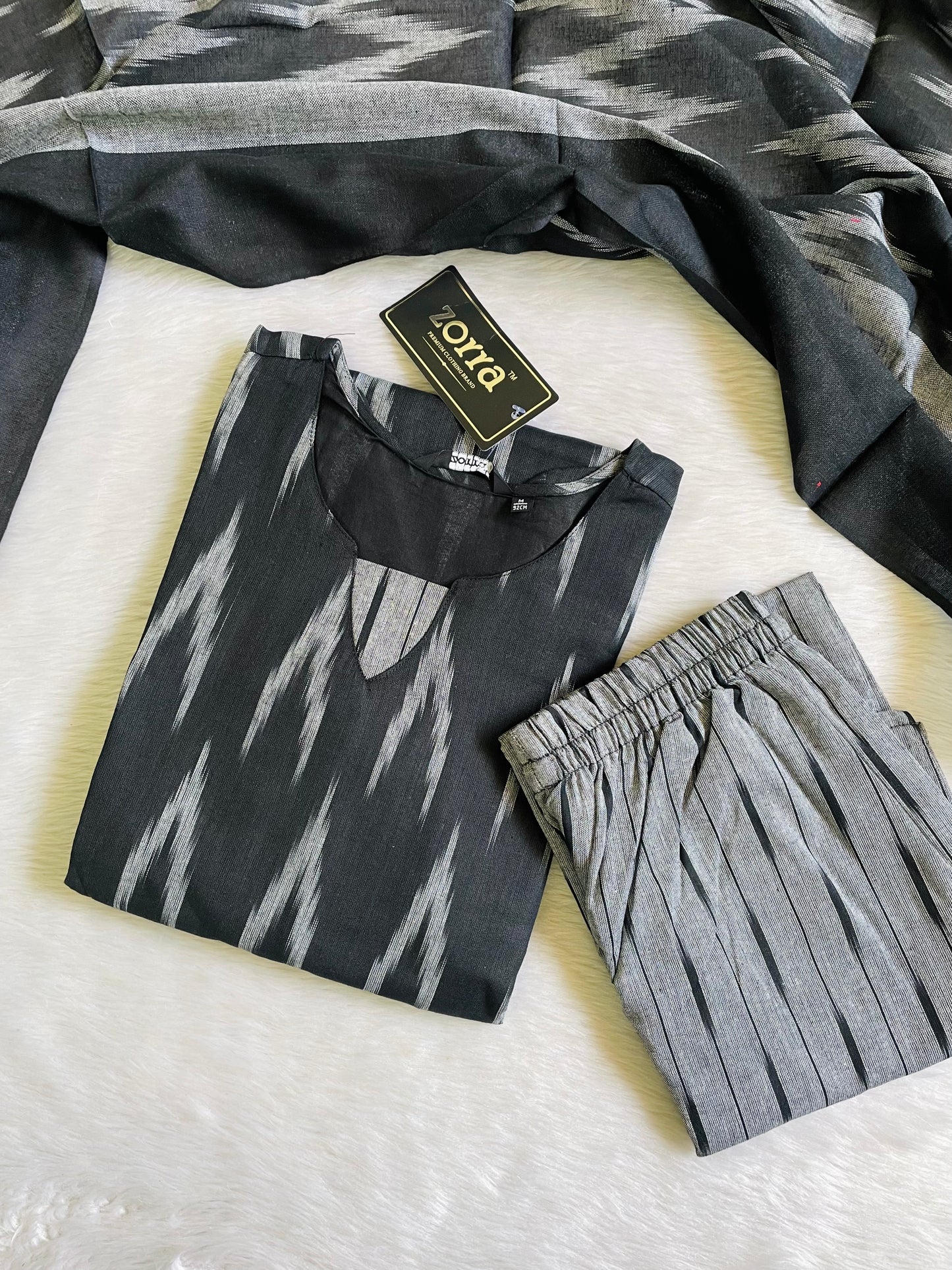 Premium Ikkat Cotton Kurta Sets (JOY008)