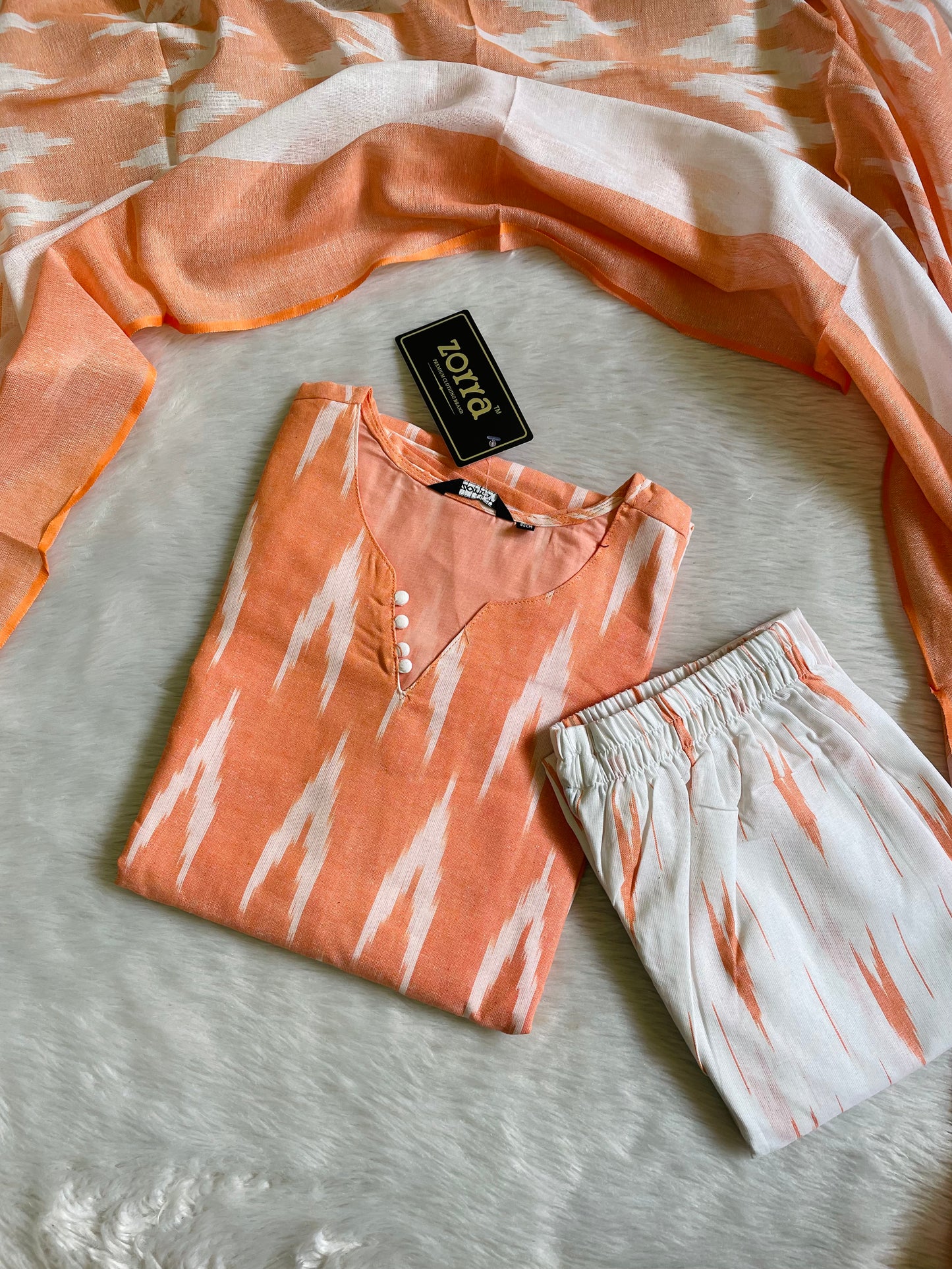 Premium Ikkat Cotton Kurta Sets (JOY008)