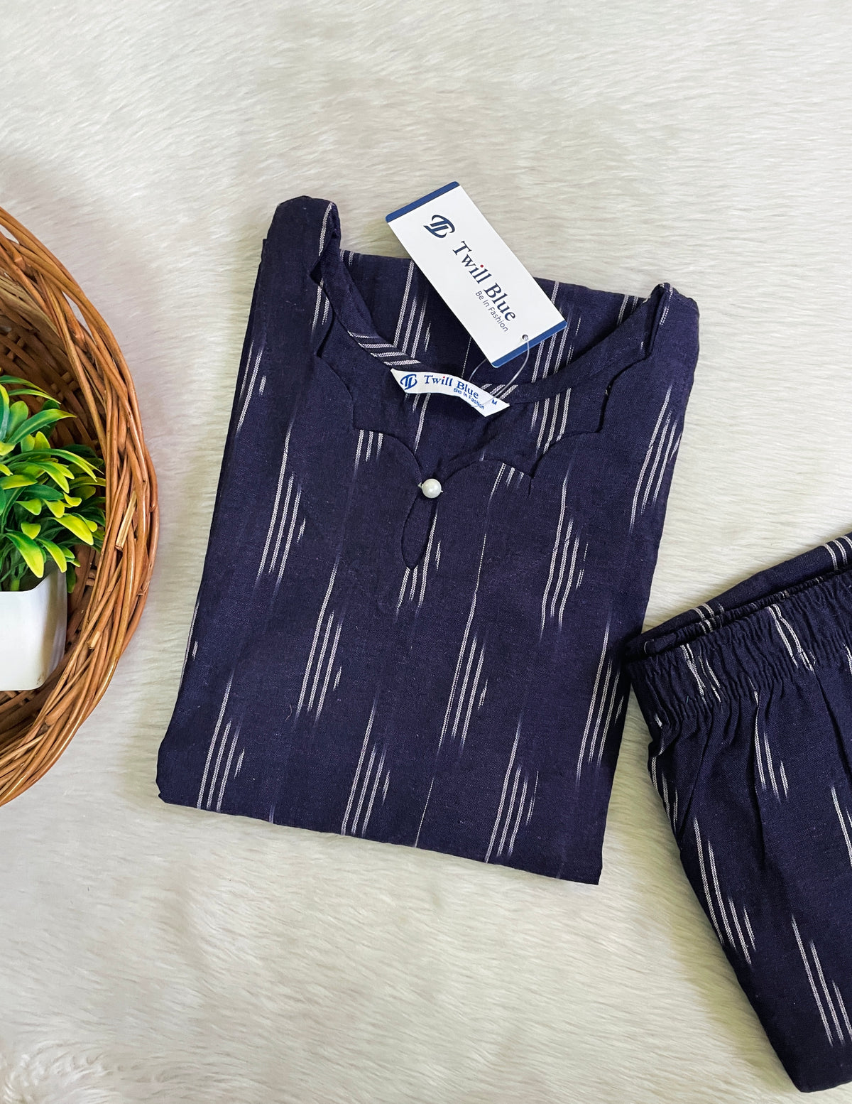Premium Ikkat Cotton Co-ord Sets (JOY073)