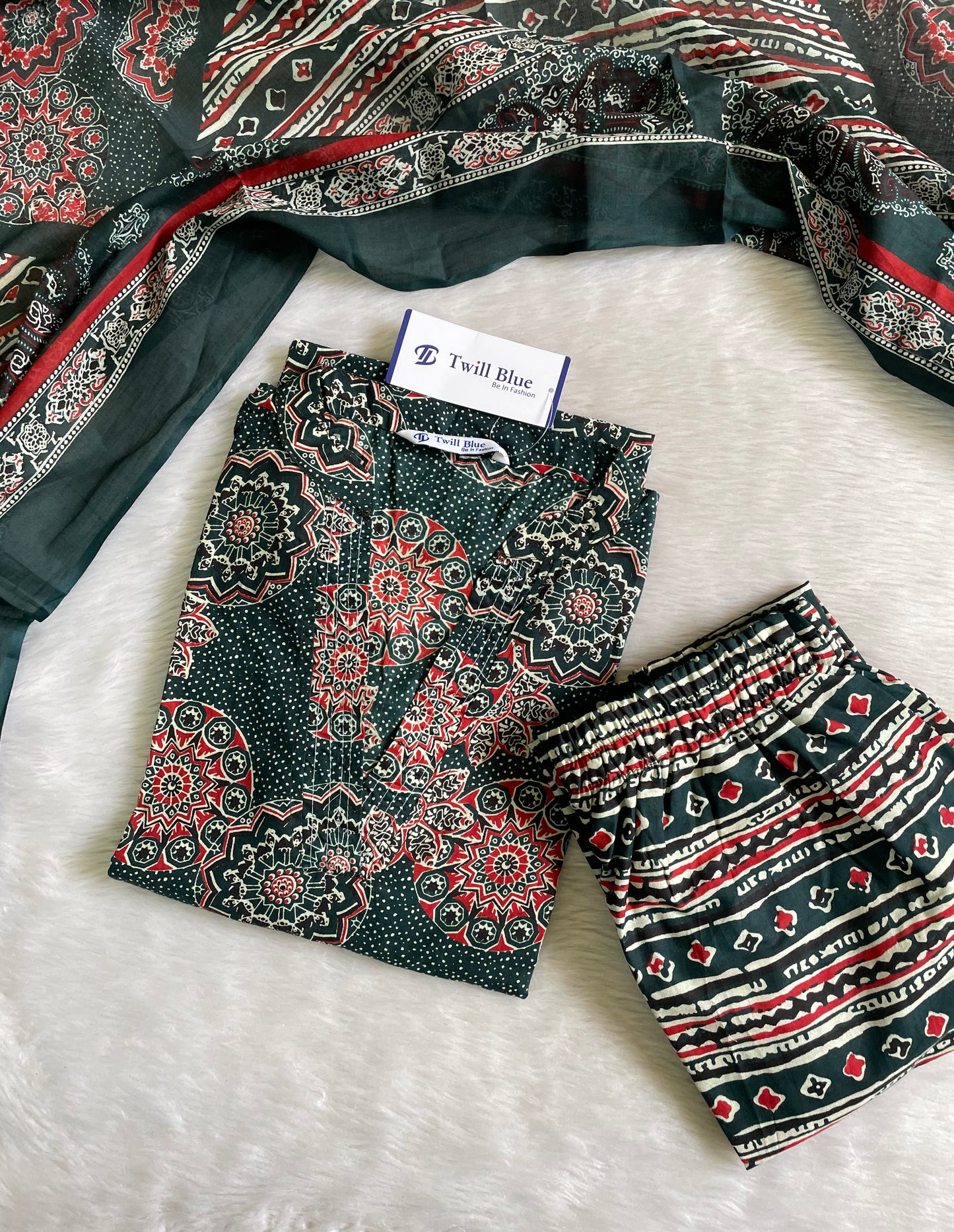 Cotton Kalamkari Kurta Sets (JOY024)