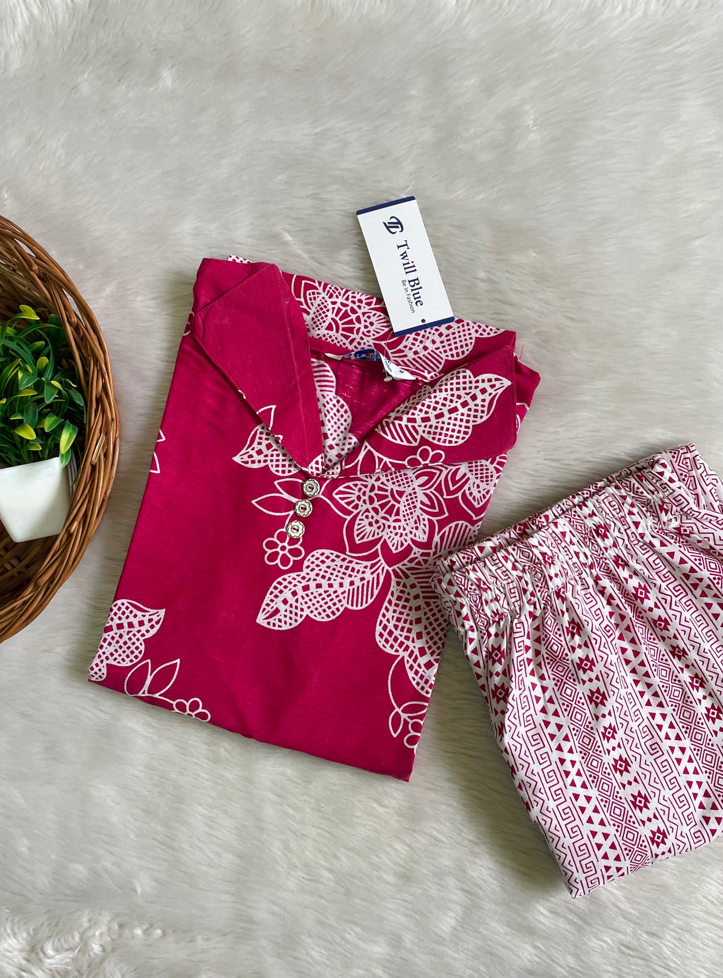 Cotton Kalamkari Co-ord Sets (JOY030)