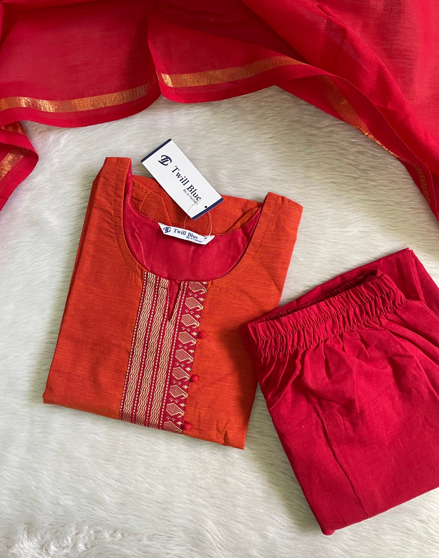 Premium Chettinad Cotton Kurta Sets (JOY037)