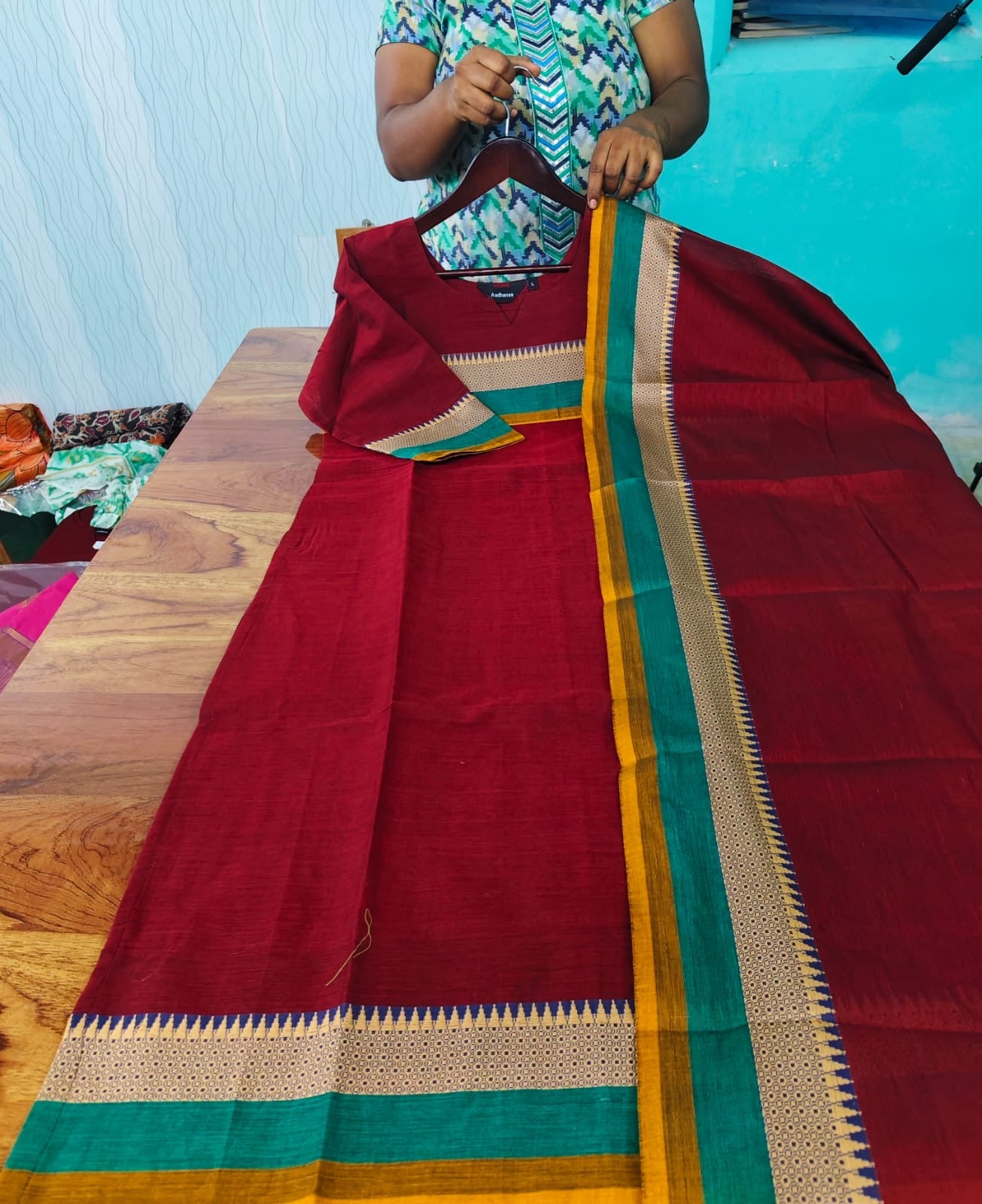 Premium Kanchi Cotton Silk Kurta & Dupatta Sets (JOY022)