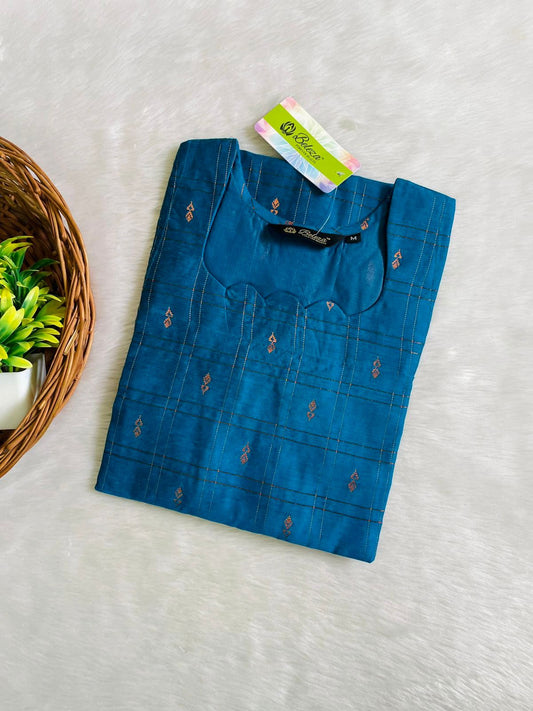 Premium Raw Silk Kurtis  (JOY005)