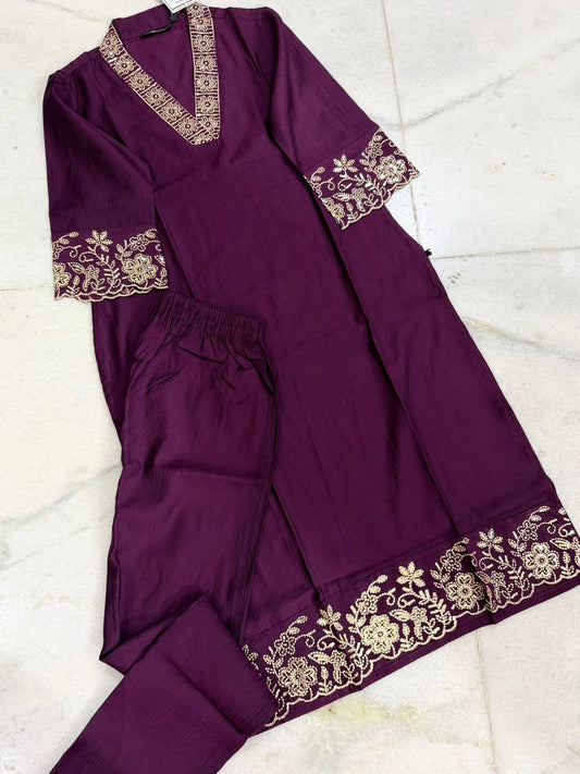 Premium Festive Silk Co-ord Sets (JOY049)