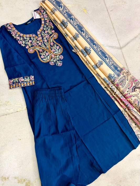 Festive Wear Kurta Sets with Madhubani Dupatta (JOY067)