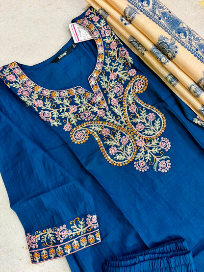 Festive Wear Kurta Sets with Madhubani Dupatta (JOY067)