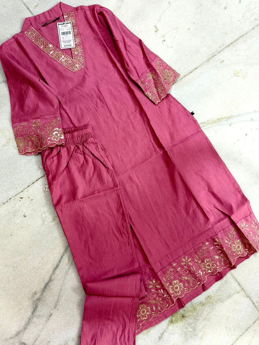 Premium Festive Silk Co-ord Sets (JOY049)