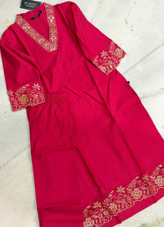 Premium Festive Silk Co-ord Sets (JOY049)