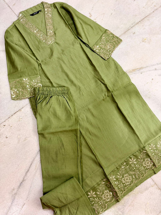 Premium Festive Silk Co-ord Sets (JOY049)