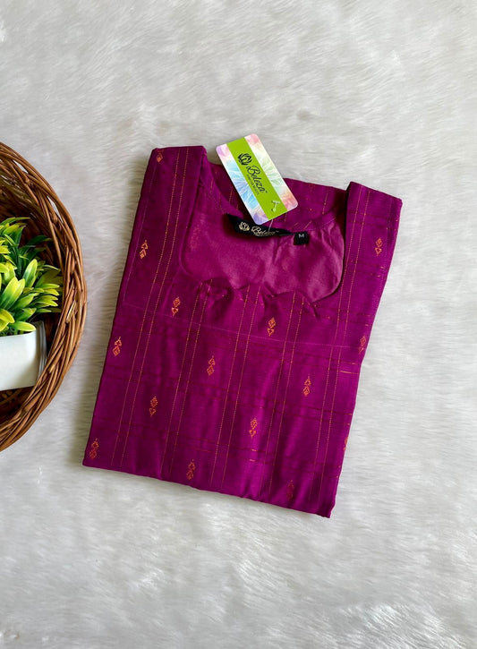 Premium Raw Silk Kurtis  (JOY005)