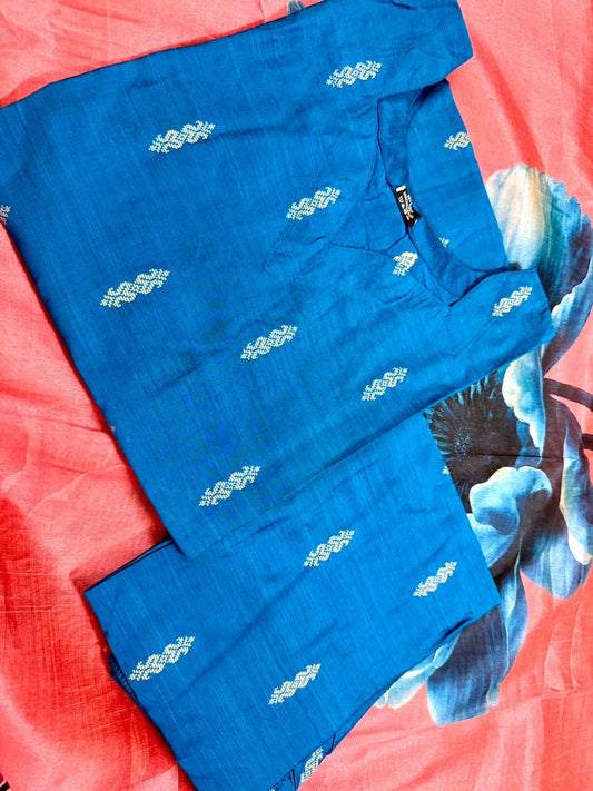 Premium Raw Silk Kurta Sets (JOY047) (SB)