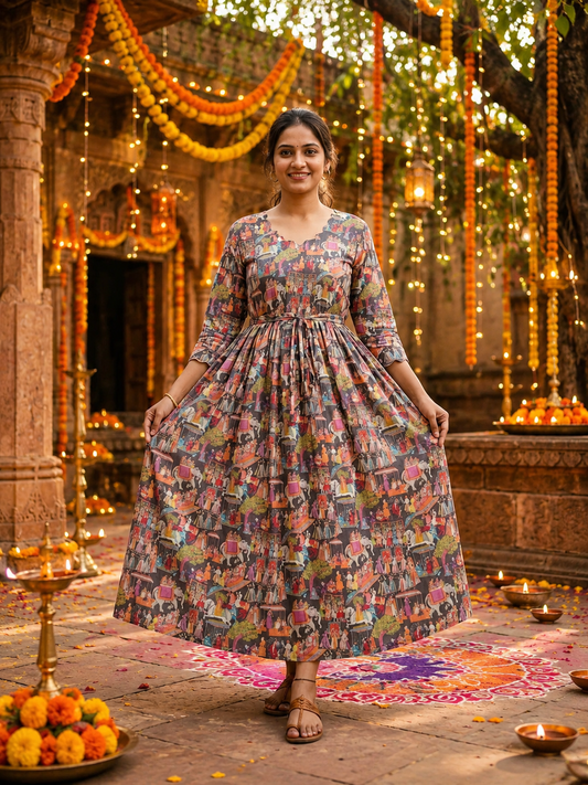Kalamkari Maxi