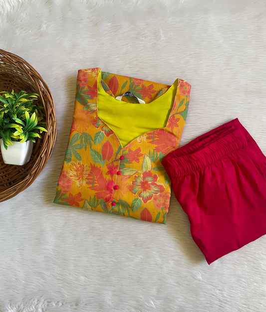 Premium Tissue Silk Co-ord Sets (JOY038)