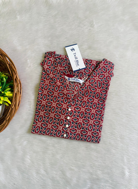 Cotton Kalamkari Kurtis