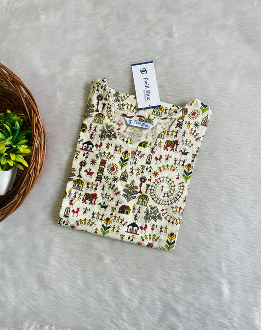 Cotton Kalamkari Kurtis
