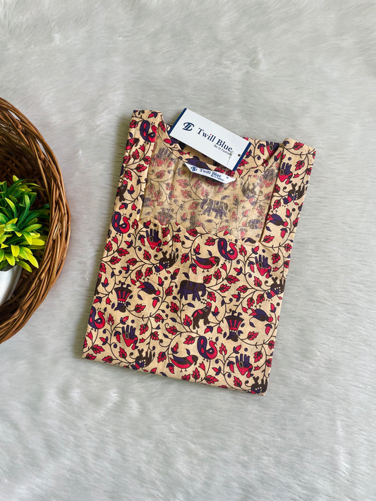 Cotton Kalamkari Kurtis