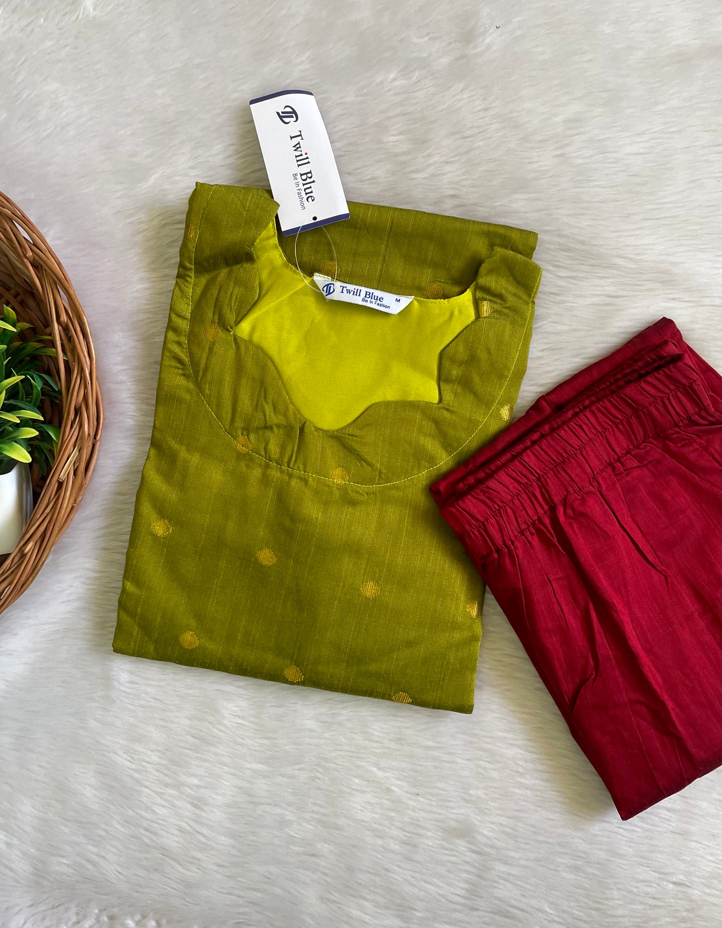 Premium Raw Silk Co-ord Sets (JOY043)