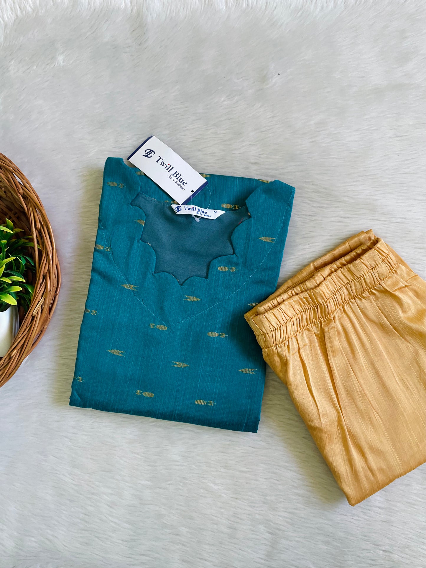 Premium Raw Silk Co-ord Sets (JOY043)