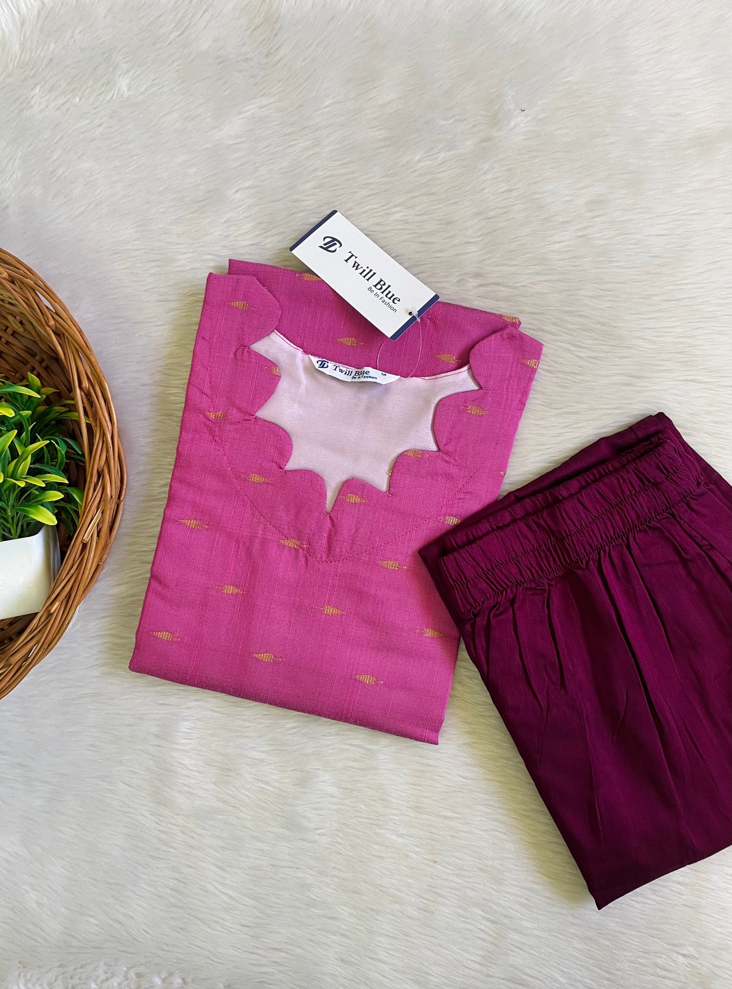 Premium Raw Silk Co-ord Sets (JOY043)