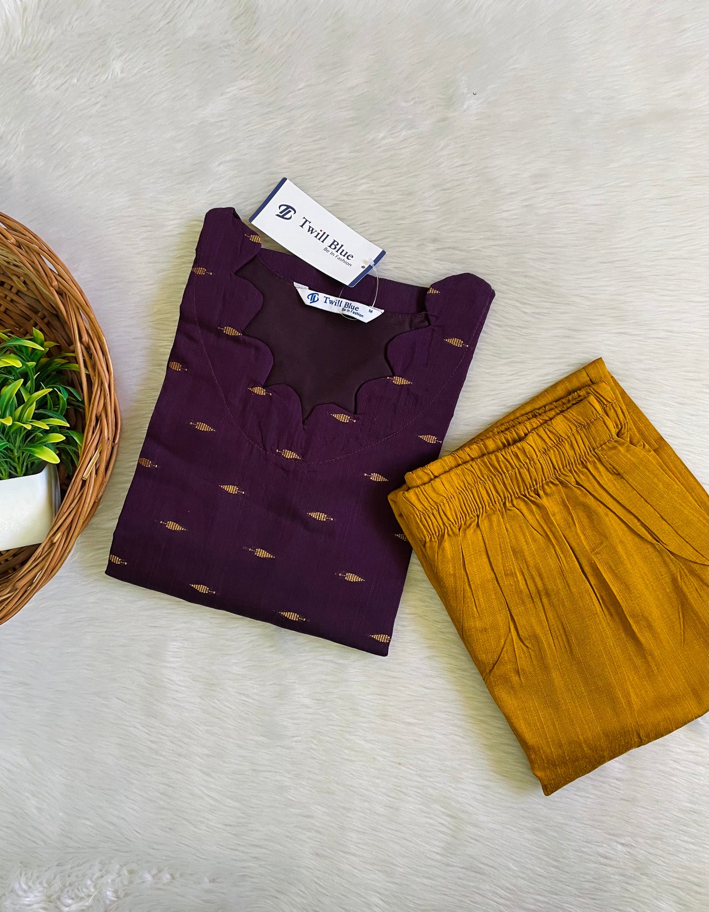 Premium Raw Silk Co-ord Sets (JOY043)